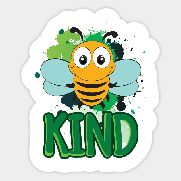 'Bee Kind Anti-Bullying' Cool Kindness Anti-Bullying Sticker by ourwackyhome